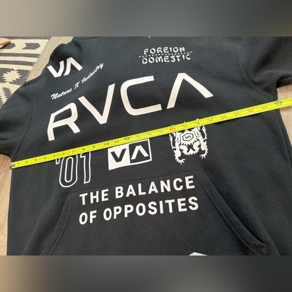 RVCA All Brand Sport Workout Hoodie Medium - Picture 7 of 9